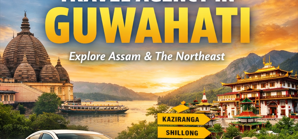 Travel agency in Guwahati offering reliable cab services, airport transfers, local and outstation trips across Assam and the Northeast. Book with confidence.